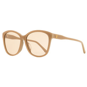 Jimmy Choo Butterfly Sunglasses Lidie/F/SK FWM2S Nude Glitter 59mm